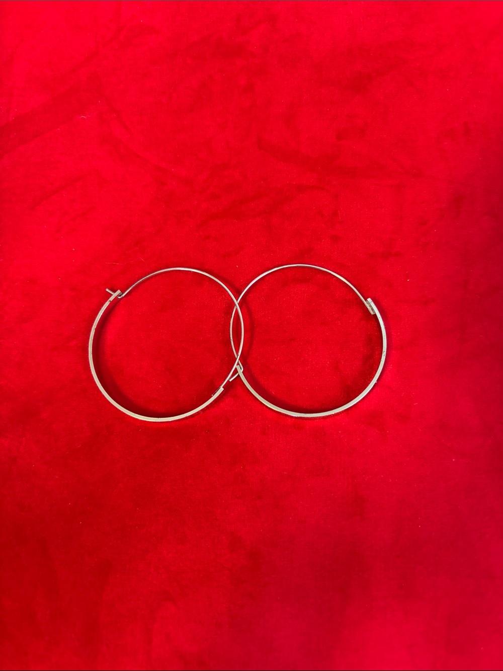 Classic Silver Hoop Earrings - Women's Accessories
